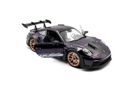 Solido S1812103 1/18 Porsche 911 GT3 RS WEISSACH PACKAGE – VIOLA PURPLE METALLIC – 2024