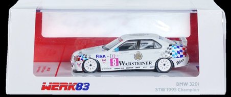 Tarmac Works - Werk83 1/64 BMW 320i STW 1995 Champion Joachim Winkelhock