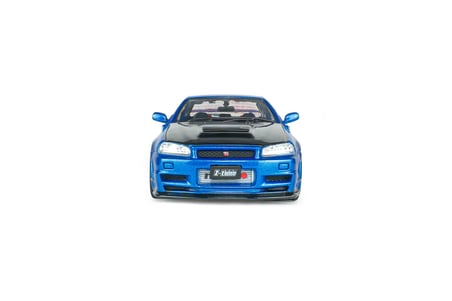 Solido S4318202 1/43 Nissan Skyline GT-R (BNR34) with NISMO Parts – Bayside Blue – 2005