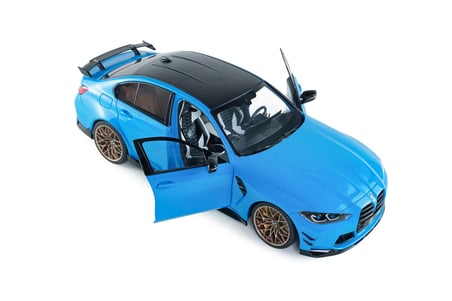 Solido S1814303 1/18 BMW M3 PERFORMANCE PARTS – DAYTONA BEACH BLUE – 2024