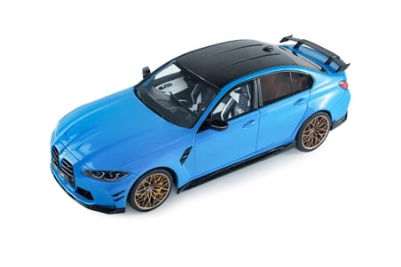 Solido S1814303 1/18 BMW M3 PERFORMANCE PARTS – DAYTONA BEACH BLUE – 2024