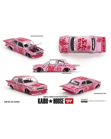 Mini GT KHMG161 1/64 KaidoHouse Datsun 510 Pro Street Buta V1
