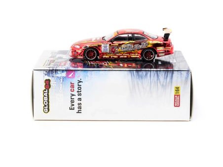 Tarmac Works 1/64 VERTEX Ridge TE3006 Soarer Chrome Red - Tokyo Auto Salon 2026 Special Edition - GLOBAL64 T64G-080-TE3006