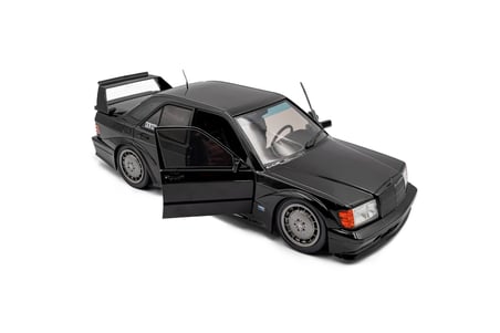 Solido S1801012 1/18 Mercedes-Benz 190 (W201) Evo II – SOLIDO WORKS BLACK – 1990