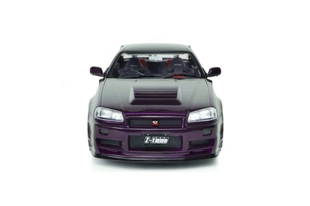 Solido S1804311 1/18 Nissan Skyline GT-R (BNR34) Z-TUNE – Midnight Purple – 1999