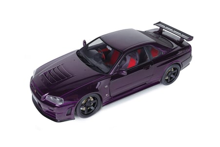 Solido S1804311 1/18 Nissan Skyline GT-R (BNR34) Z-TUNE – Midnight Purple – 1999