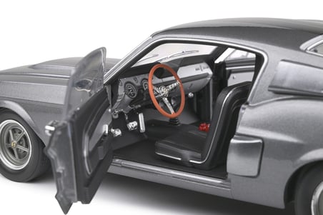 Solido S1802905 1/18 Shelby GT500 – Grey & Black Stripes – 1967