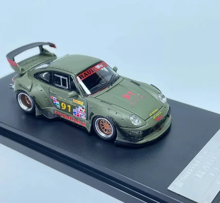 Street Warrior 1/64 Porsche 911 (964) RWB Matte Green #91
