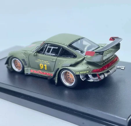 Street Warrior 1/64 Porsche 911 (964) RWB Matte Green #91
