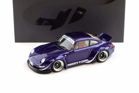 GT Spirit GT562 1/18 Porsche RWB Army Girl Purple 2015