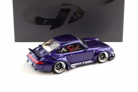 GT Spirit GT562 1/18 Porsche RWB Army Girl Purple 2015