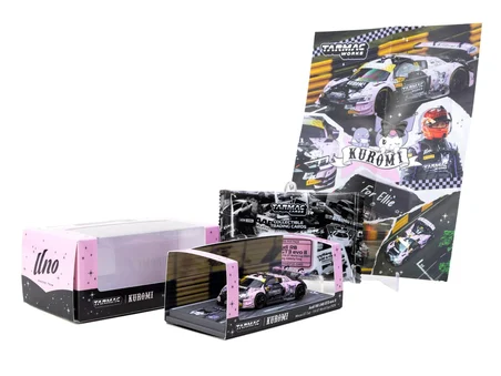 Tarmac Works 1/64 Audi R8 LMS GT3 evo II Macau GT Cup - FIA GT World Cup 2024 #10 with Tarmac Cards Combo Set - HOBBY64 T64-043-24MGP10
