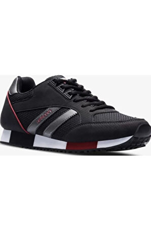 Boston-6, Siyah Erkek Sneaker Ayakkabı