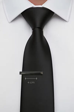Slim Gri Kravat İğnesi