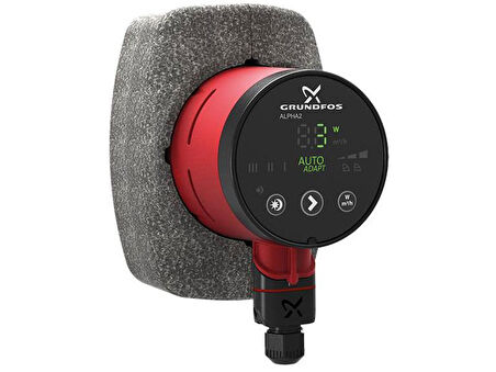 Grundfos ALPHA2 25-60(130 mm) 25-40.000 Kazan İçin Frekans Konvertörlü Sirkülasyon Pompası 6mss 3.4m³/h