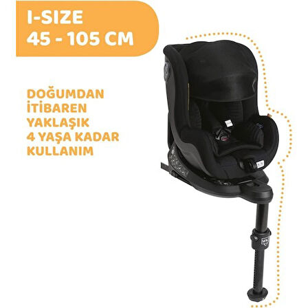 Chicco SEAT2FIT Air I-Size Oto Koltuğu Gr.0+/1, Siyah