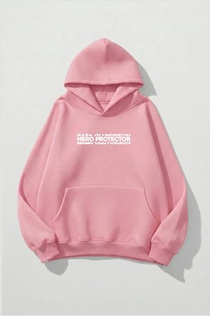 Unisex Yumuşak Dokulu Baba Oluyorsun Baskılı Tasarım Oversize 3 İplik Hoodie Sweatshirt