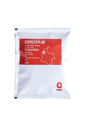 Espressolab Pratik Filtre Kahve - Colombia Antioquia La Claudina 5 - Adet