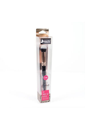 Profesyonel Oval Yapılı Kapatıcı Fırçası 136 + 10'lu Palet Far - 2059 Meet Whıt Me Eyeshadow Autumn