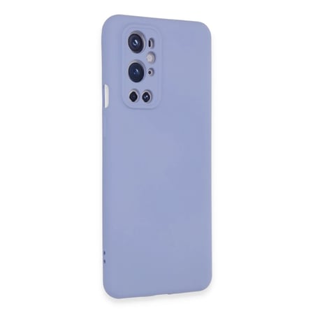 One Plus 9 Pro Kılıf Nano içi Kadife Silikon - Lila