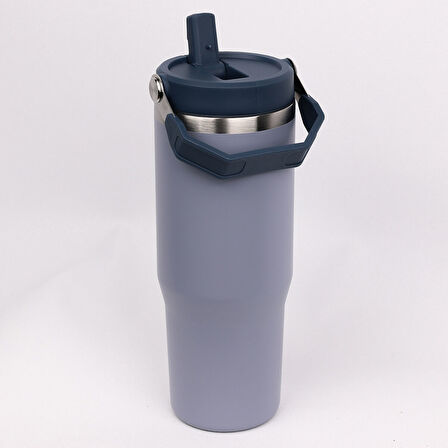 Igloo Powder Çelik Termos 900ml Duman Mavi 12Saat Sıcak/18Saat Soğuk Saklama