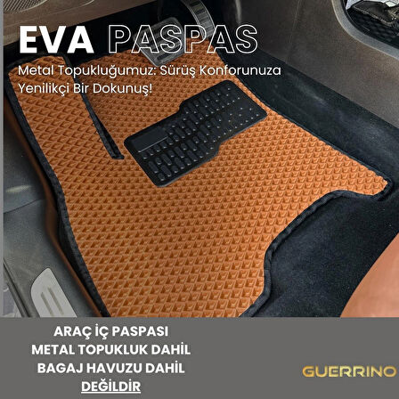 Citroen-c4 Için 2010-2024 Arası Araca Özel Yeni Nesil Eva Mat Oto Paspas Havuzlu Eva Araba Paspası