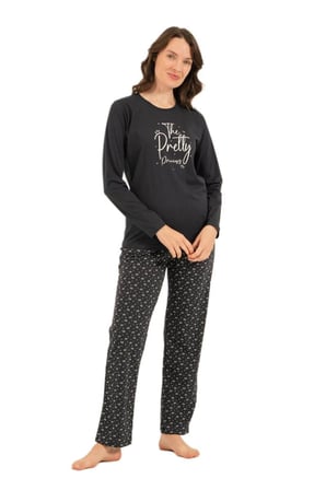 Arnetta Kadın Lacivert Pijama Takımı 3731-S 