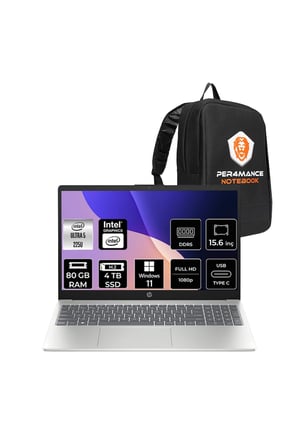 Aı 15 Core Ultra 5 225U 80GB RAM 4TB SSD 15.6" FHD Win11 Home D51E0EAPN385 Notebook + Per4 Çanta