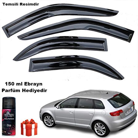 Audi A3 Mügen Cam Rüzgarlığı Stw 2004-2013 Arası 4 Lü Takım Koku Hediyeli