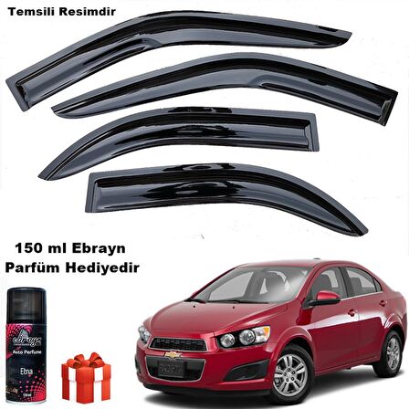 Chevrolet Aveo Mügen Cam Rüzgarlığı Sedan 2012-2020 Arası 4 Lü Takım Koku Hediyeli