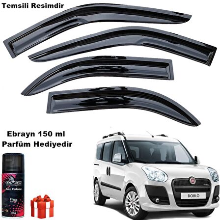Fiat Doblo 2 Mügen Cam Rüzgarlığı 2010-2022 Arası 4 Lü Takım Koku Hediyeli