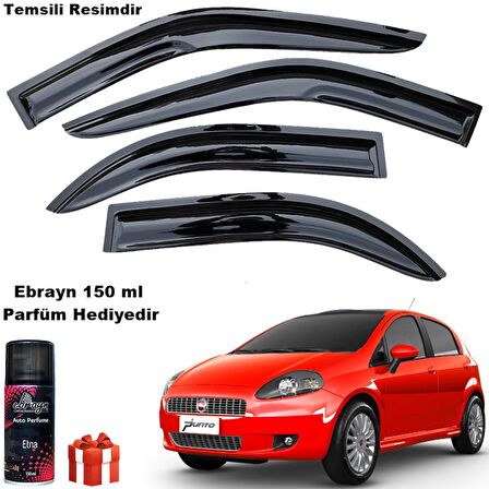 Fiat Punto Ve Punto Evo Mügen Cam Rüzgarlığı 2006 Sonrası 4 Lü Takım Koku Hediyeli