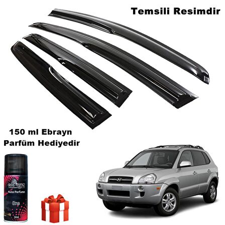 Hyundai Tucson Mügen Cam Rüzgarlığı 2005-2010 Arası 4 Lü Takım Koku Hediyeli