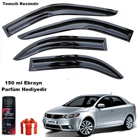 Kia Cerato Mügen Cam Rüzgarlığı 2009-2015 Arası 4 Lü Takım Koku Hediyeli