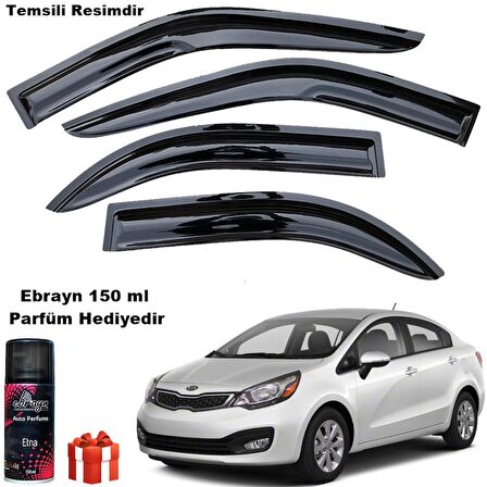 Kia Rio Sedan Mügen Cam Rüzgarlığı 2011-2017 Arası 4 Lü Takım Koku Hediyeli