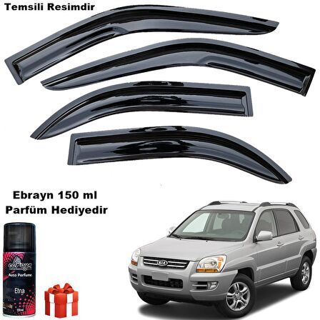 Kia Sportage Mügen Cam Rüzgarlığı 2005-2010 Arası 4 Lü Takım Koku Hediyeli