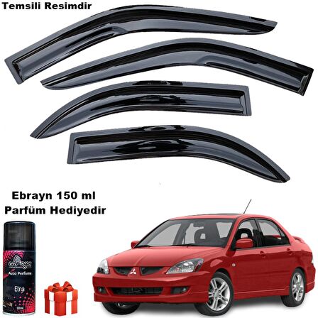 Mitsubishi Lancer Mügen Cam Rüzgarlığı Sedan 2004-2008 Arası 4 Lü Takım Koku Hediyeli