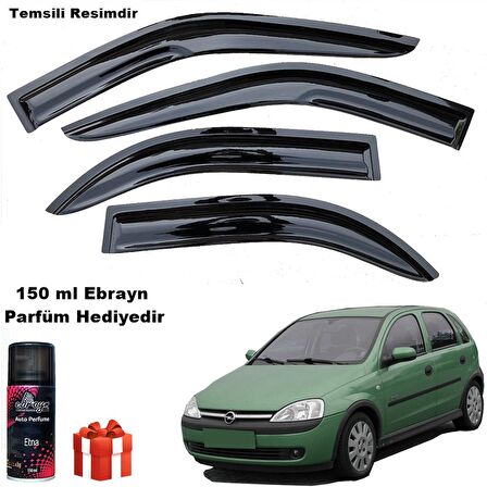 Opel Corsa C Mügen Cam Rüzgarlığı 2000-2006 Arası 4 Lü Takım Koku Hediyeli