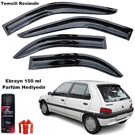 Peugeot 106 Mügen Cam Rüzgarlığı 1992-2002 Arası 4 Lü Takım Koku Hediyeli