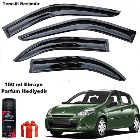 Renault Clio 3 hb Mügen Cam Rüzgarlığı 2006-2012 Arası 4 Lü Takım Koku Hediyeli