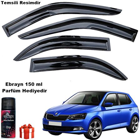 Skoda Fabia Mügen Cam Rüzgarlığı 2014 - 2019 Arası 4 Lü Takım Koku Hediyeli