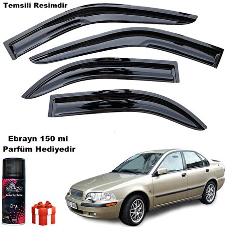 Volvo S40 Mügen Cam Rüzgarlığı 1997 - 2004 Arası 4 Lü Takım Koku Hediyeli