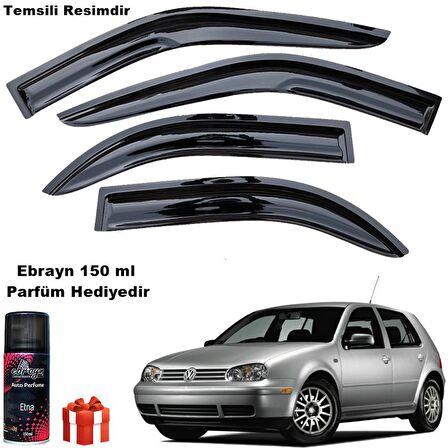 Vw Golf 4 Mügen Cam Rüzgarlığı 2004-2009 Arası 4 Lü Takım Koku Hediyeli