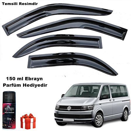 Vw Transporter T6 Mügen Cam Rüzgarlığı 2010 - 2018 Arası 4 Lü Takım Koku Hediyeli