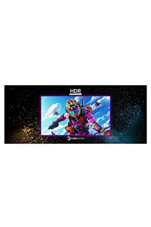 GamePower 27" Vivid V60 Curved RGB 0.5ms 240Hz VA FHD 1500R HDR Adaptive Sync Beyaz Gaming Monitör
