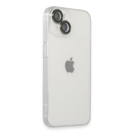Apple iPhone 14 Kılıf Luko Lens Silikon - Yeşil