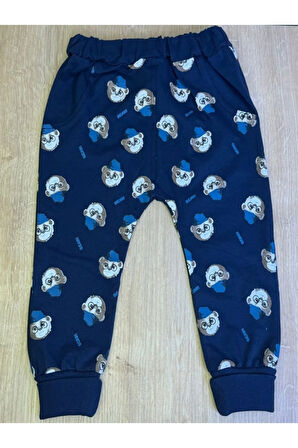 3'lü Erkek Bebek Çocuk 2 Iplik Kapüşonlu Yelekli Takım