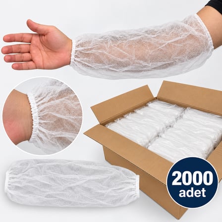 Aşçı Kolluk Tela Kumaş – Bilekten Lastikli – 2000 Adet