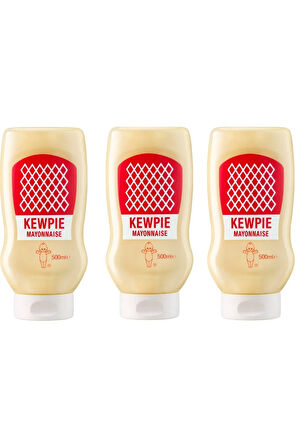 KEWPIE - Mayonez Japanese Style 500 ML x 3 Adet
