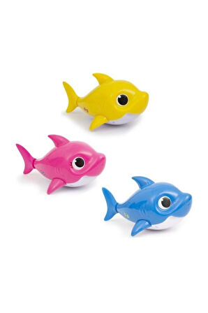 Baby Shark Sesli Ve Yüzen Figür - Baby Shark Sarı
